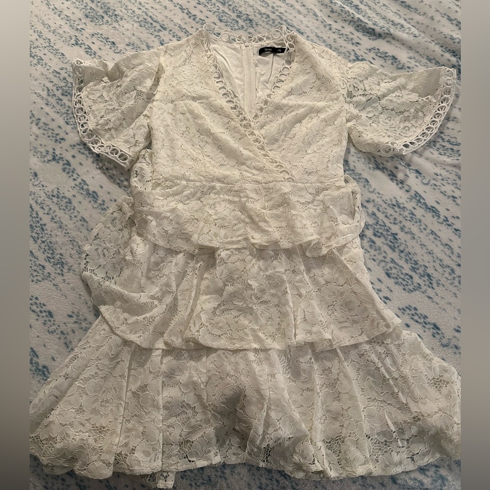 Strut & Bolt White Lace Dress Size S